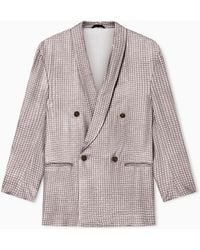 Giorgio Armani - Double-Breasted Jacket - Lyst
