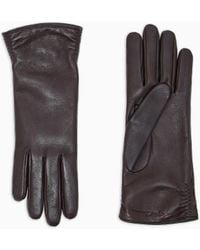 Giorgio Armani - Lambskin Nappa Leather Gloves - Lyst