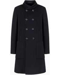 Giorgio Armani - Icon Double-Breasted Coat - Lyst
