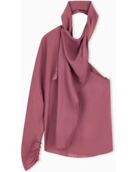 Giorgio Armani - One-Shoulder Shirt - Lyst