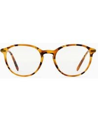 Giorgio Armani - Panto Eyeglasses Asian Fit - Lyst