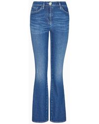 Giorgio Armani - Denim Collection Five-pocket Trousers In Stretch Cotton Denim - Lyst