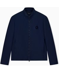 Giorgio Armani - Blouson Jacket Regular Fit Jersey - Lyst