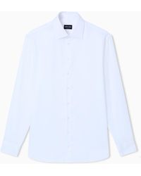 Giorgio Armani - Regular-Fit Luxury Cotton Shirt - Lyst