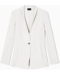 Giorgio Armani - Single-Breasted Jacket - Lyst