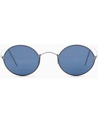 Giorgio Armani - Oval Sunglasses - Lyst