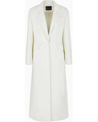 Giorgio Armani - Long Double-Cashmere Coat - Lyst