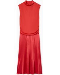 Giorgio Armani - Viscose Double-Jersey Dress - Lyst