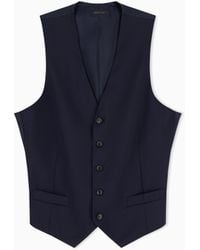 Giorgio Armani - Single-Breasted Waistcoat - Lyst