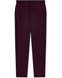 Giorgio Armani - Flat Front Trousers - Lyst