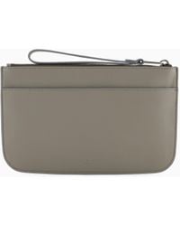 Giorgio Armani - Nappa Leather Clutch Bag - Lyst
