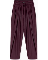 Giorgio Armani - Multi-Pleated Trousers - Lyst