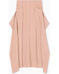 Giorgio Armani - Long Technical Cady Skirt - Lyst