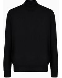 Giorgio Armani - Maglia A Collo Alto - Lyst