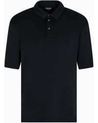 Giorgio Armani - Polo Shirt Cashmere Pure Interlock - Lyst