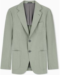 Giorgio Armani - Upton Line Single-Breasted Jacket - Lyst
