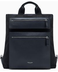 Giorgio Armani - Bolso Shopper Convertible De Nailon Y Cuero Plena Flor Asv - Lyst