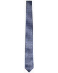 Giorgio Armani - Pure Silk Diamond Jacquard Tie - Lyst