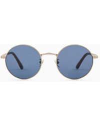 Giorgio Armani - Men's Round Eyeglasses - Lyst