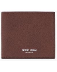 Giorgio Armani - Bifold Leather Wallet - Lyst