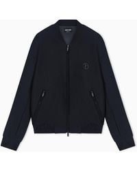 Giorgio Armani - Technical Waffle Blouson - Lyst