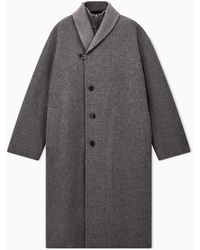 Giorgio Armani - Coat Oversized - Lyst
