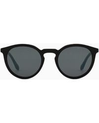 Giorgio Armani - Panto Sunglasses - Lyst
