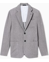 Giorgio Armani - Giacca Linea Upton Monopetto - Lyst