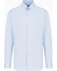 Giorgio Armani - Luxury Cotton Twill Shirt - Lyst