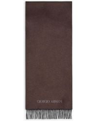 Giorgio Armani - Silk And Cashmere Scarf - Lyst