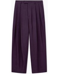 Giorgio Armani - Trousers Oversized Fit - Lyst