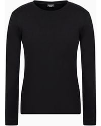 Giorgio Armani - Pure Cashmere Interlock Crew-Neck Jumper - Lyst