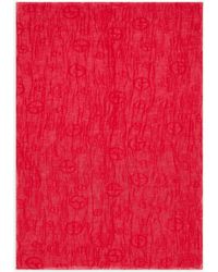 Giorgio Armani - Froissé Jacquard Silk Stole - Lyst