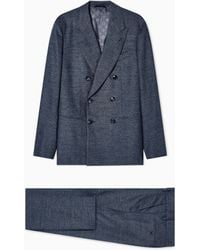 Giorgio Armani - Napoli Line Double-Breasted Suit - Lyst