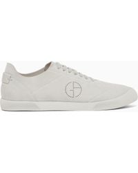Giorgio Armani - Suede Sneakers - Lyst