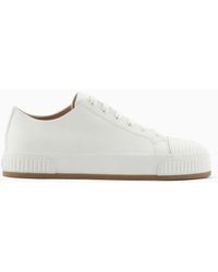 Giorgio Armani - Nappa-leather Sneakers - Lyst