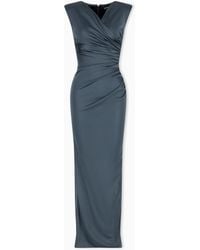 Giorgio Armani - Long Sleeveless Dress - Lyst