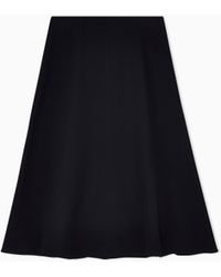Giorgio Armani - Silk Midi Skirt - Lyst
