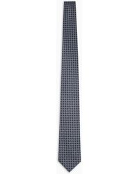 Giorgio Armani - Pure Silk Diamond Jacquard Tie - Lyst