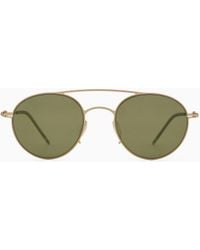 Giorgio Armani - Round Sunglasses - Lyst