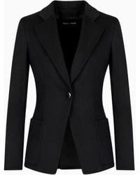 Giorgio Armani - Single-Breasted Jacket - Lyst