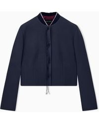 Giorgio Armani - Blazer Slim-Fit Virgin Wool With Horn Buttons And Tassels - Lyst