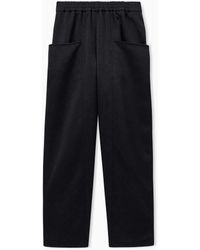 Giorgio Armani - Trousers Techno Duchesse Oversized Fit With Front Pockets - Lyst