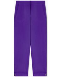 Giorgio Armani - Technical-Cady Straight Trousers - Lyst