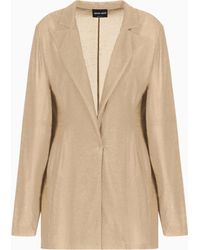 Giorgio Armani - Single-Breasted Jacket - Lyst