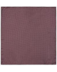Giorgio Armani - Pochette De Seda Con Motivo Geométrico En Tejido Jacquard - Lyst