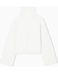 Giorgio Armani - Viscose, Cashmere And Silk Mock-Neck Jumper - Lyst