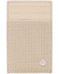 Giorgio Armani - Tarjetero De Piel Estampada - Lyst