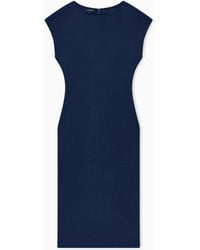 Giorgio Armani - Dress Short-Sleeved Sheath - Lyst