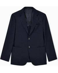 Giorgio Armani - Upton Line Single-Breasted Jacket - Lyst
